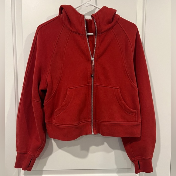 Lululemon Cayenne Cropped Scuba Full Zip Hoodie - Size XS/S - Picture 1 of 10